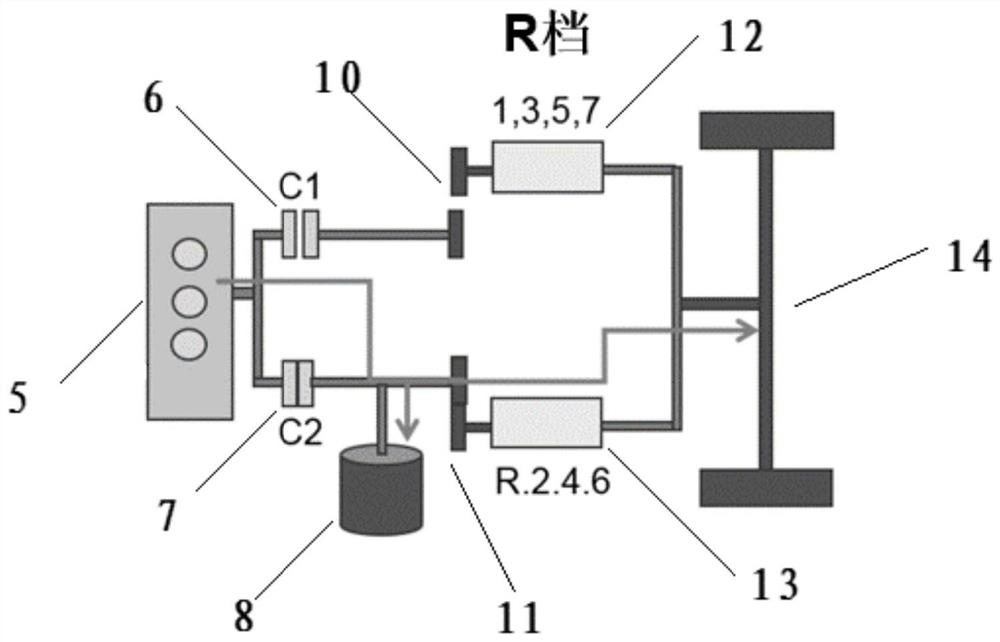 Reverse gear reminder method, reminder device, vehicle and terminal