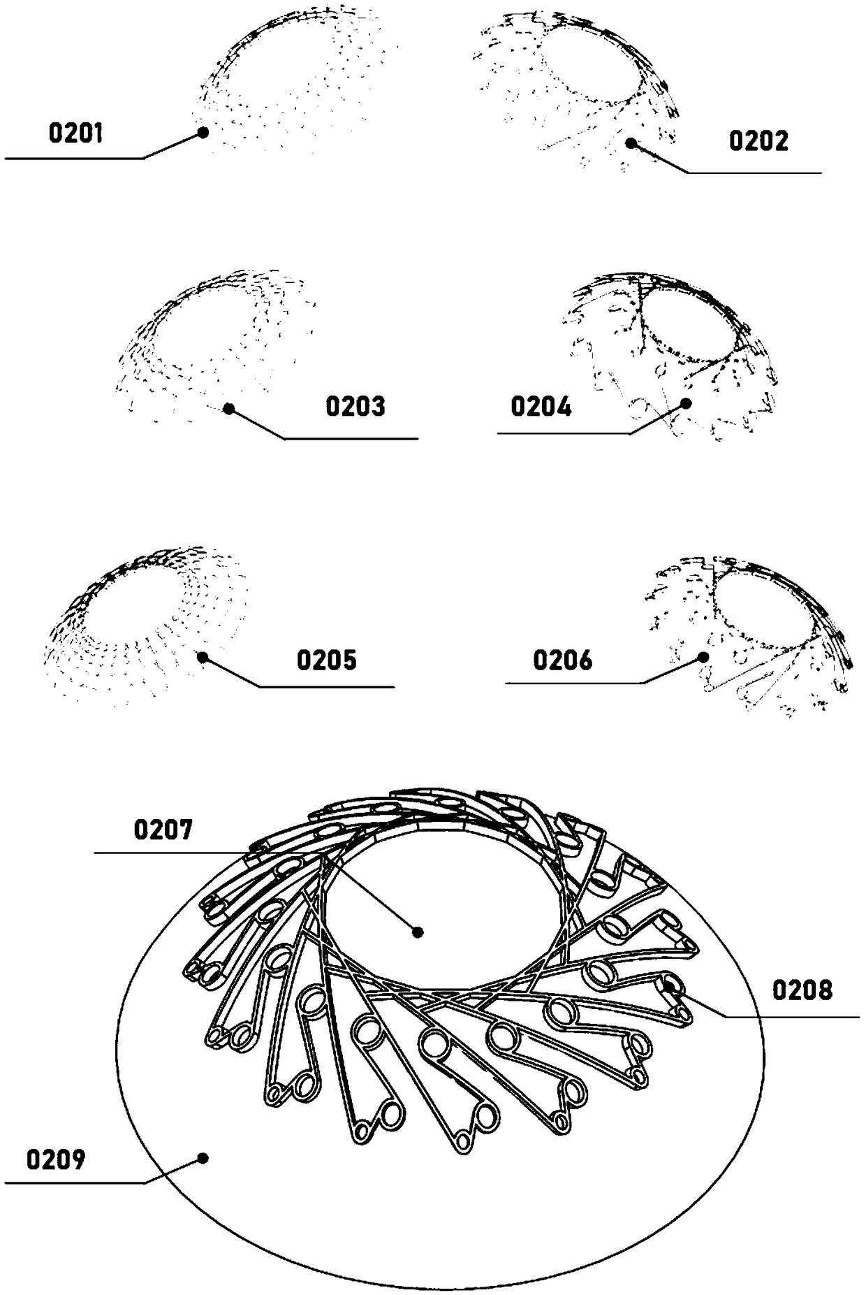 Micro-structure corneal contact lens and preparation method thereof