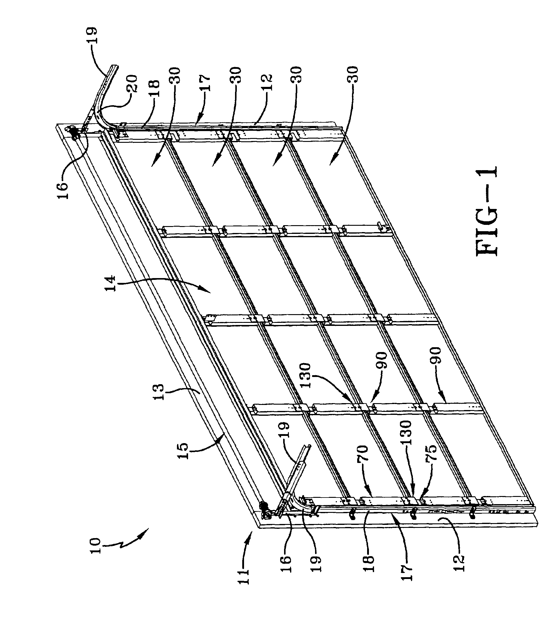 Sectional door system