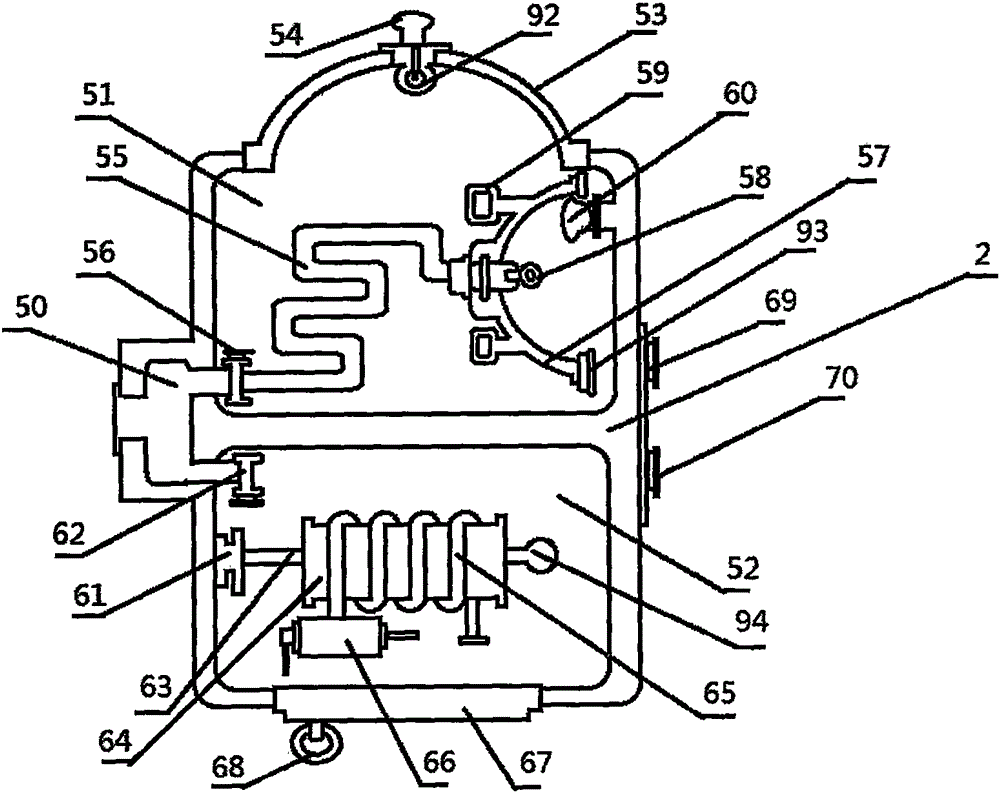 Headrest type suspension anesthesia device for anesthesia departments