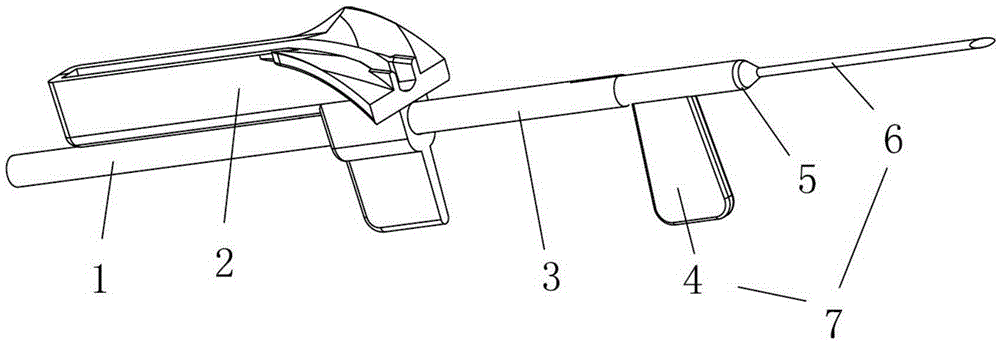 Needle structure suitable for intravenous infusion needle and intravenous blood sampling needle