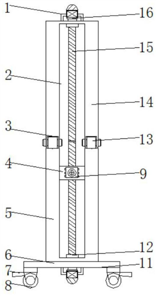 A door opening automatic measuring device