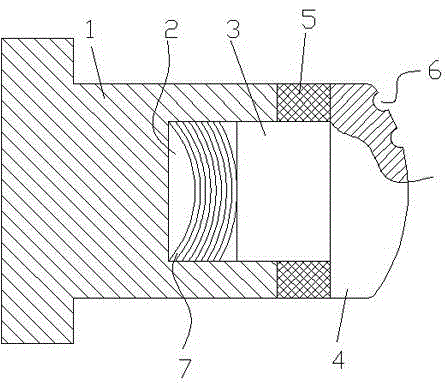 Rubber ram for cable festoon