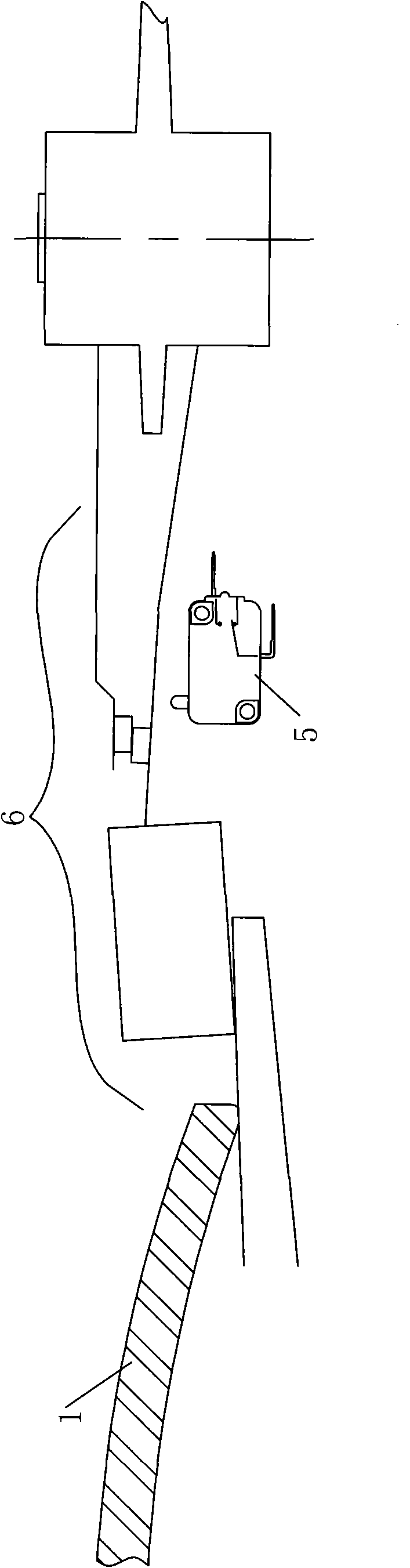 Power-on circuit for washing machine and power-on method thereof