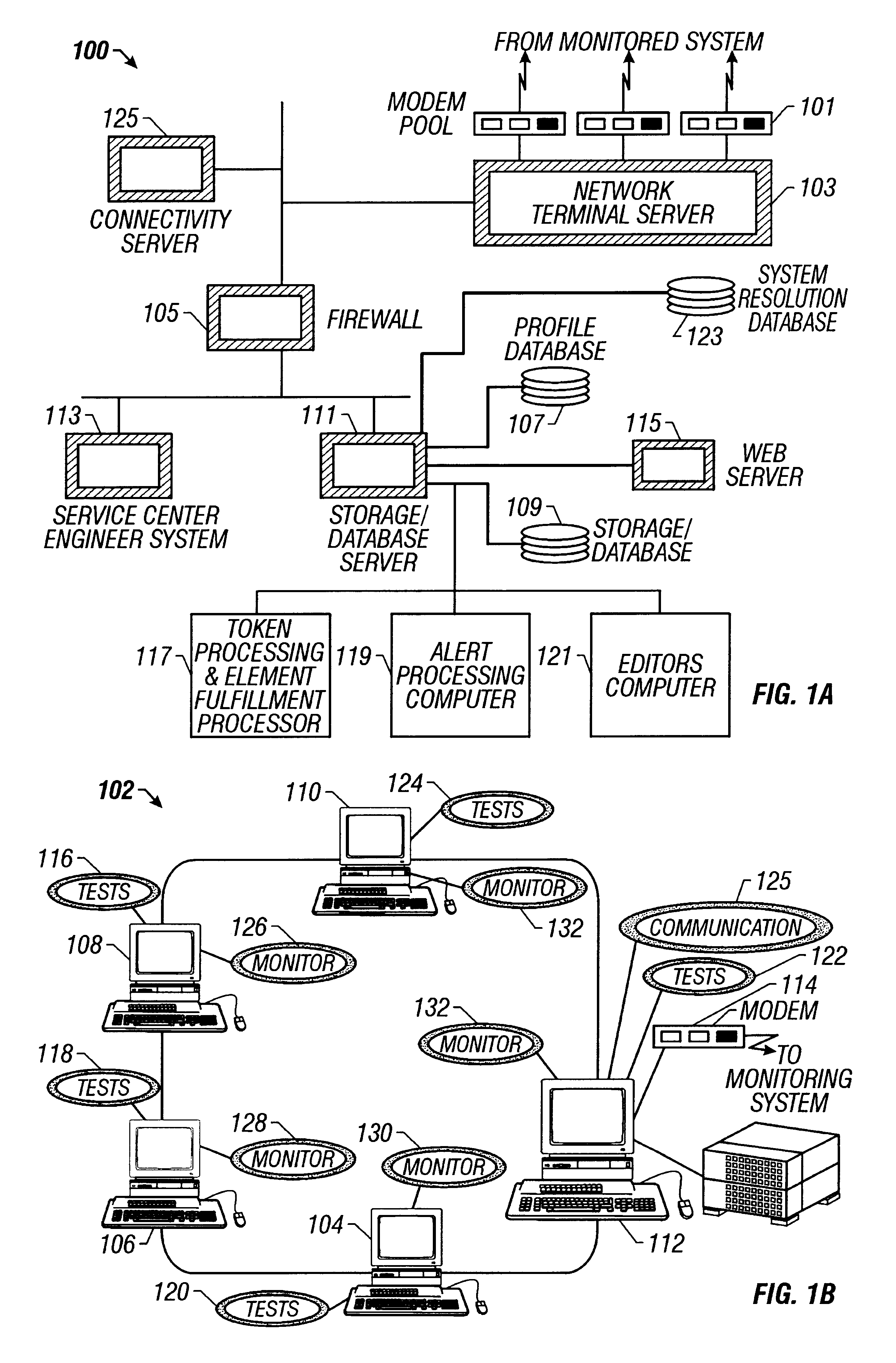 System and method for evaluating monitored computer systems