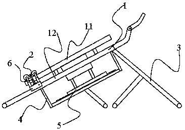 Sit-up physical training device with massage function