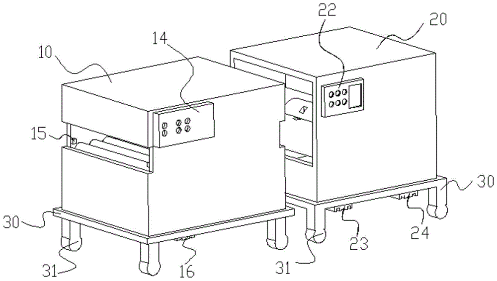 A new spray device for cold transfer printing machine