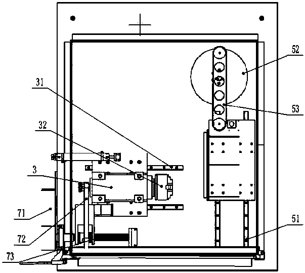 Test method and device for detonation of gas caused by rock friction