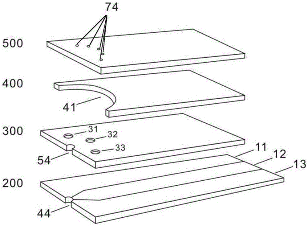 Working electrode biological reactant and electrode type test strip