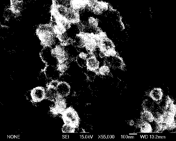 In-situ etching method for preparing hollow tin-based oxide/carbon composite nano-material