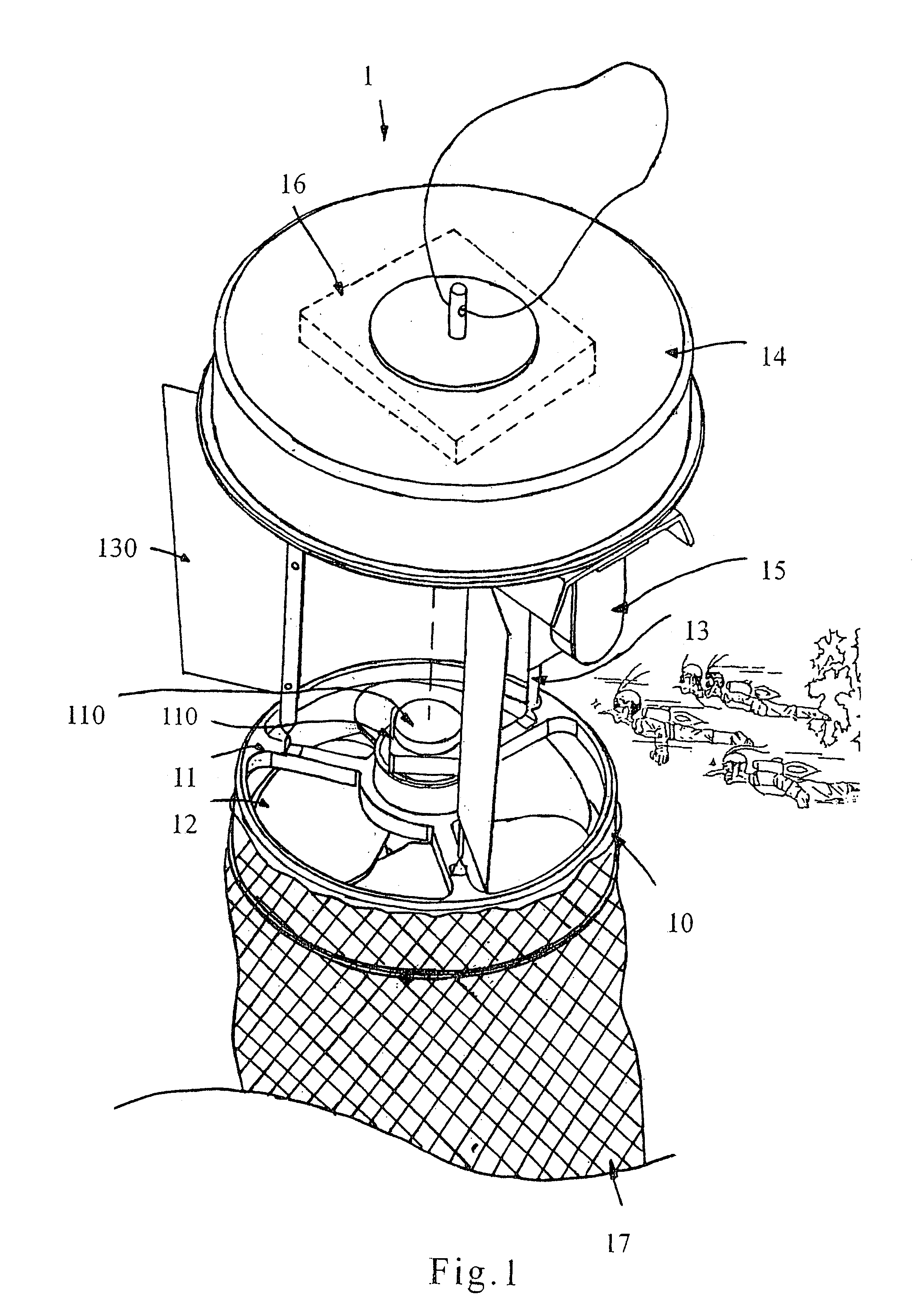 Pest trapping device