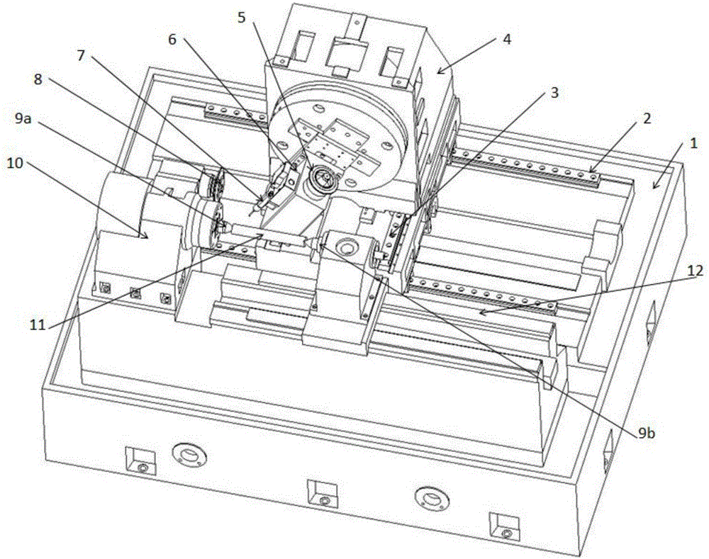 Calibration method for measuring probe for online measurement in processing machine tool