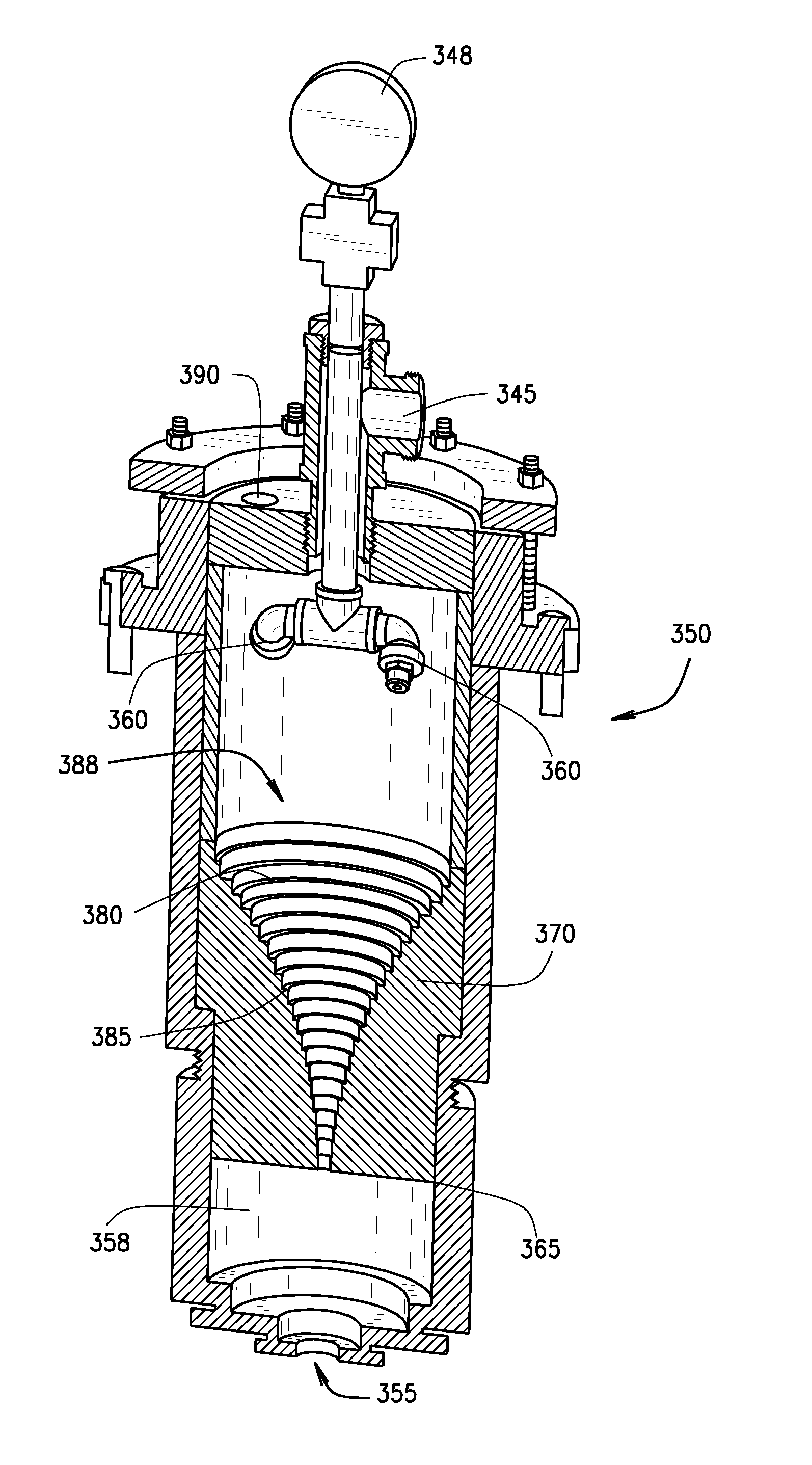 Reaction vessel for an ozone cleaning system