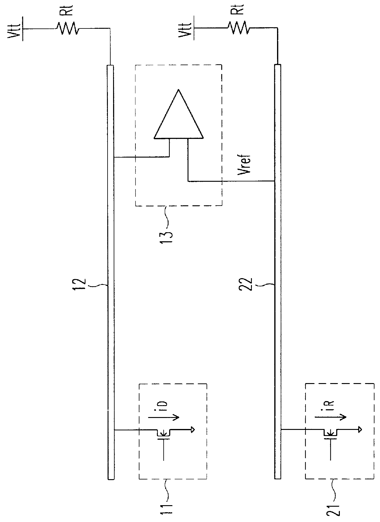 Bus interface circuit in a semiconductor memory device