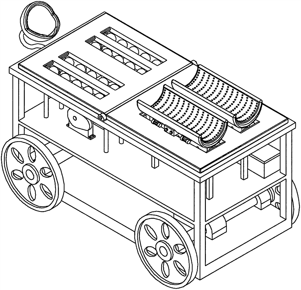 Auxiliary massage and nursing device for neurology department