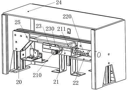 Door pocket film automatic cutting device