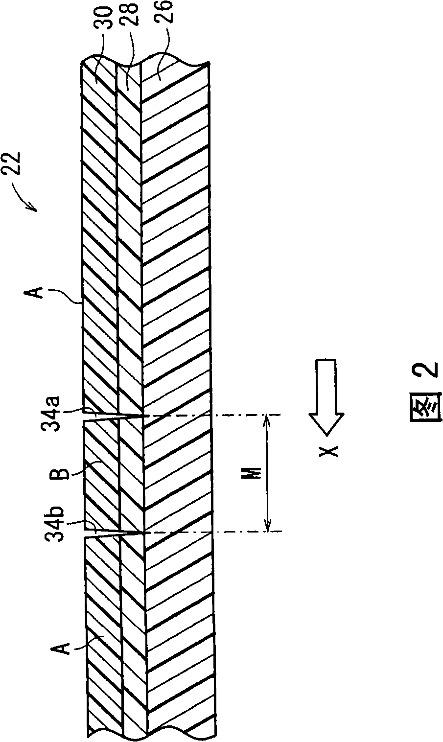 Method for jointing long strip shaped plate