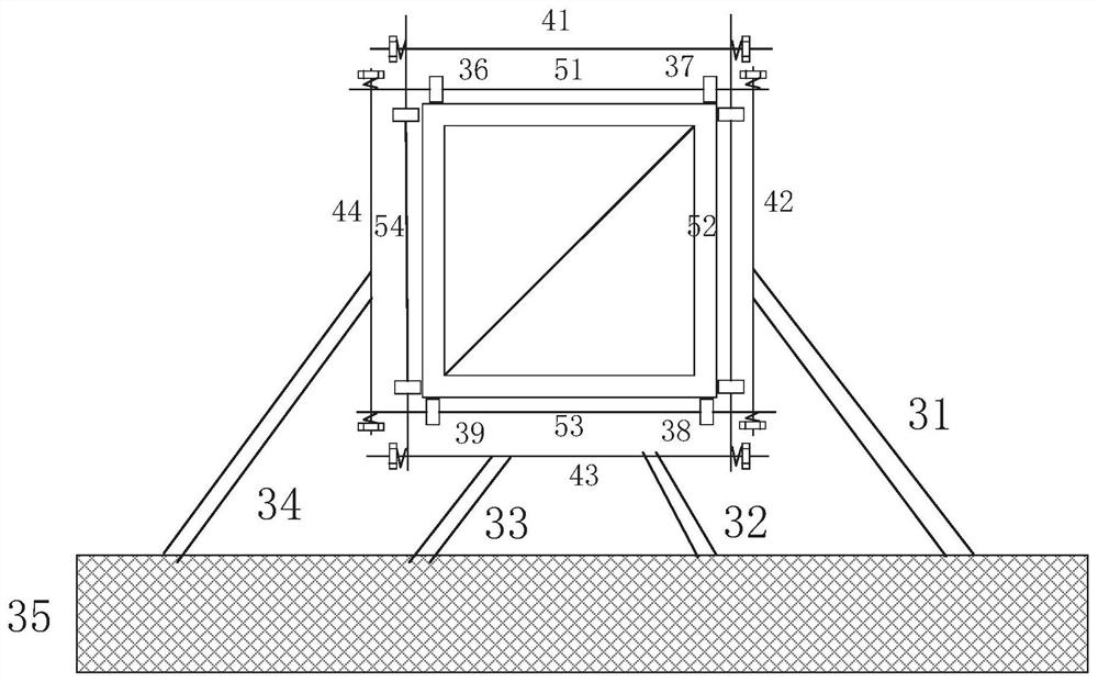 Cantilever crane telescopic tower crane with attachment mechanism and working method thereof