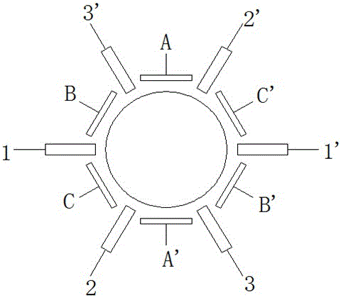 A device for rotating electromagnetic field assisted laser drilling