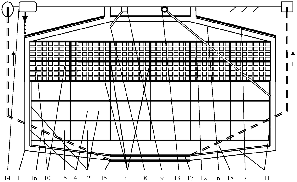 Stainless steel plate pre-embedded steel plate connection interface wall panel underground granary