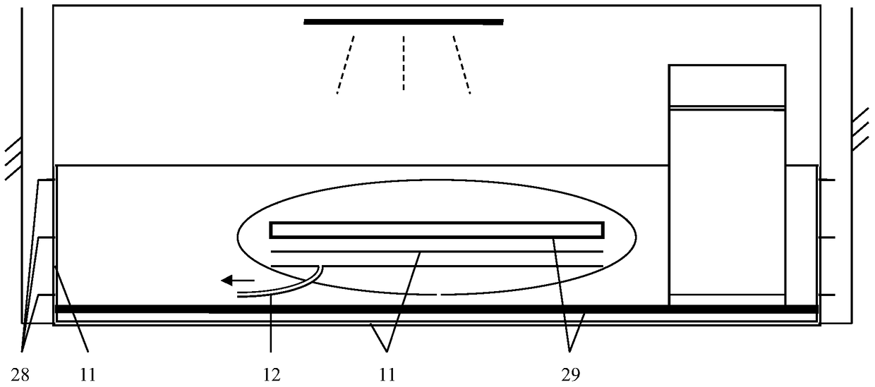 Stainless steel plate pre-embedded steel plate connection interface wall panel underground granary