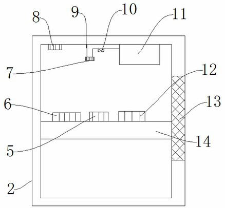 Electric power distribution network load monitoring device