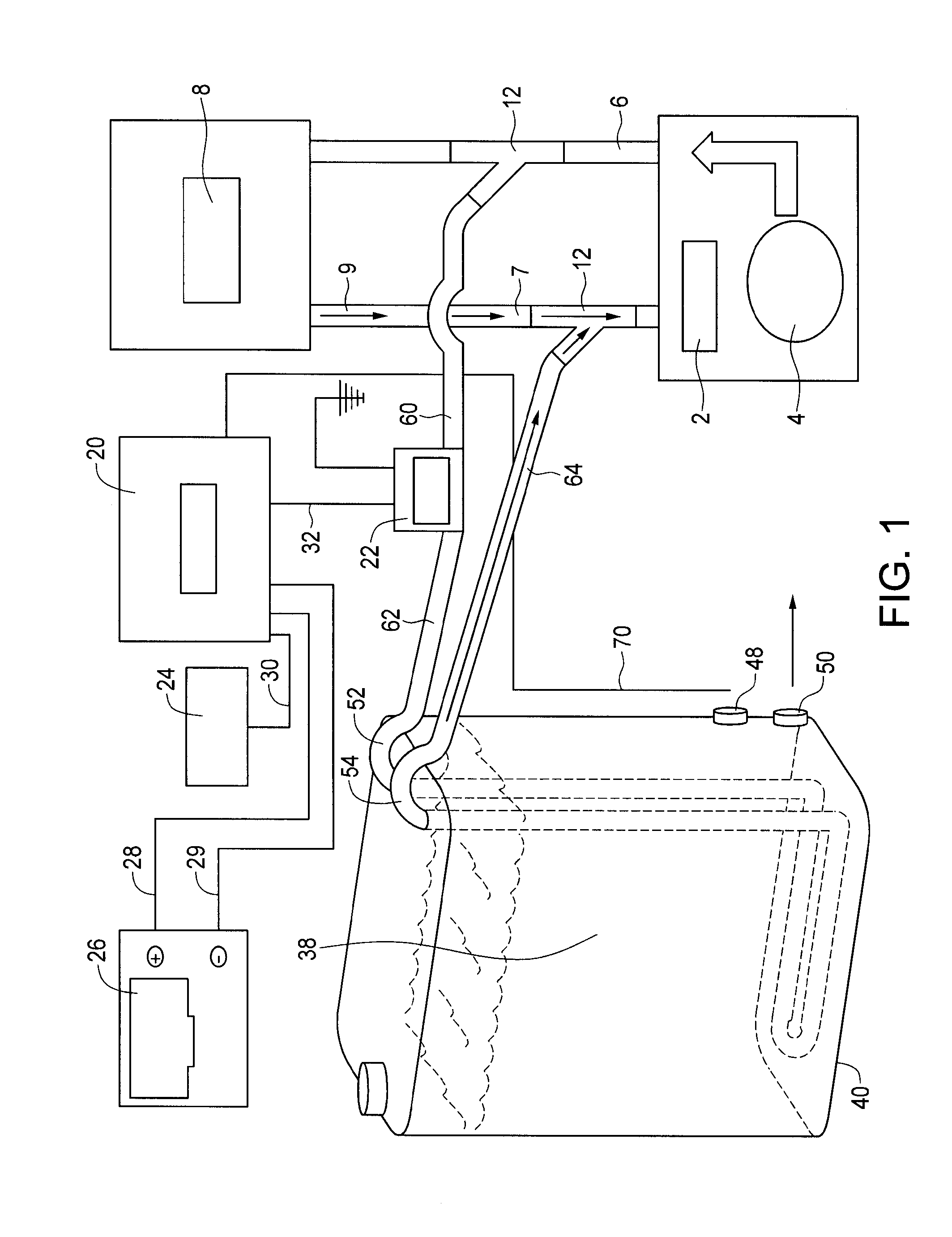 Windshield washer fluid heating apparatus, control system, and method of using same