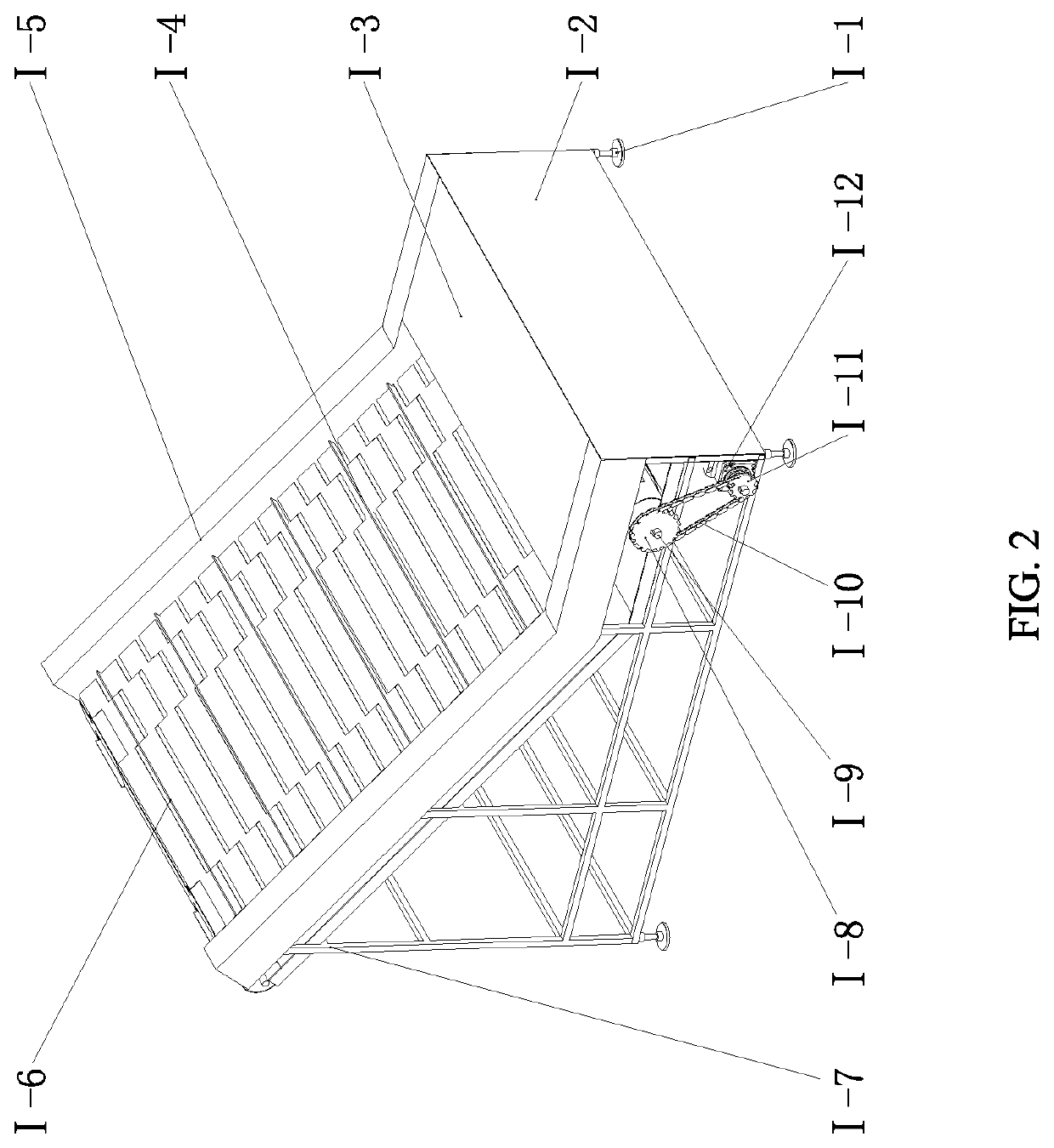 Automated production system for efficient walnut shell-breaking, kernel-taking and shell-kernel separation