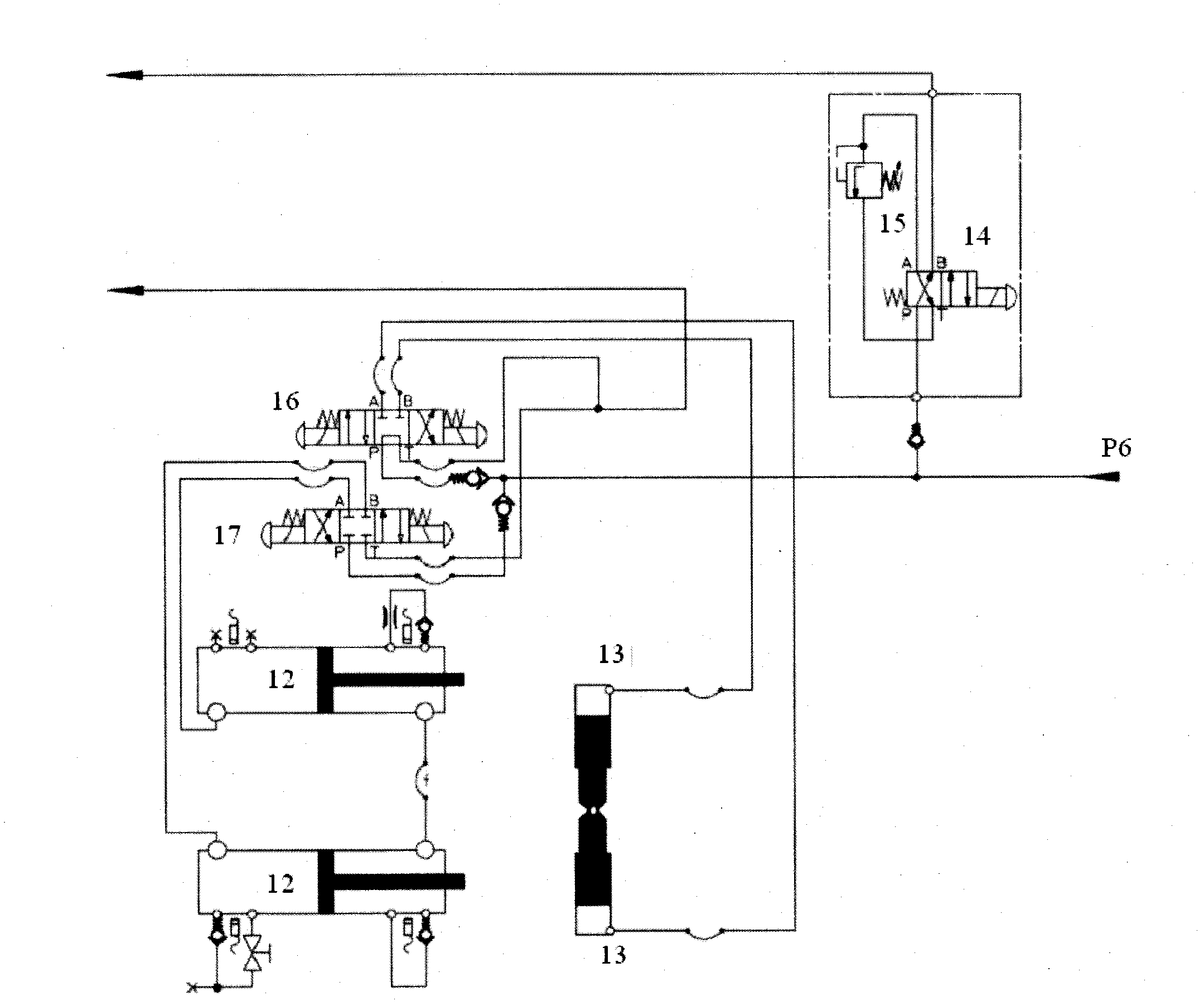 Control system and self-travelling type construction machinery with same