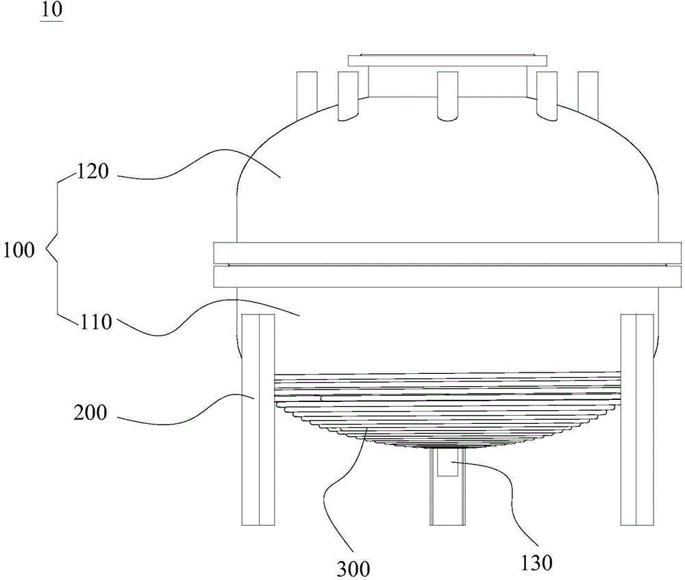 Electromagnetic induction heating reaction kettle