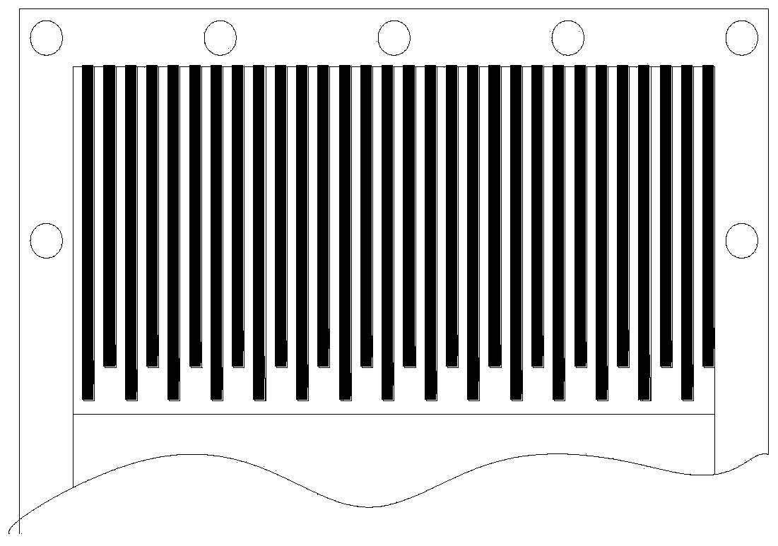 A sieve bottom of a rod-type pulverized coal vibrating sieve