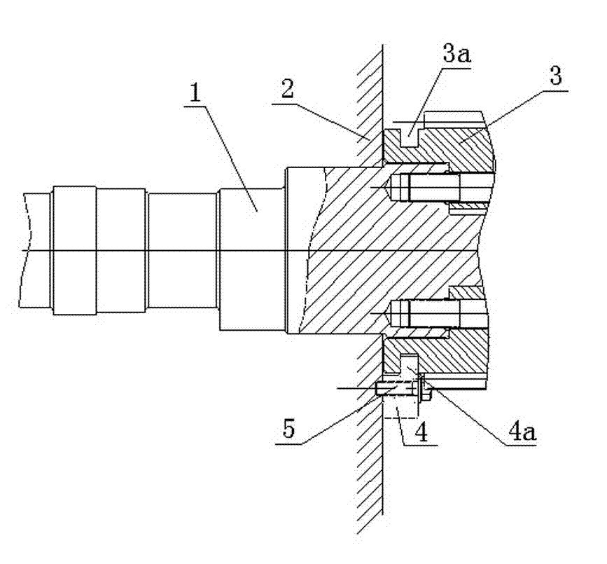 Thrust structure of engine cam shaft