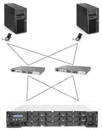 Storage unit based on PCI-E multi-master share