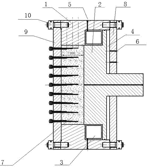 Overburden pressure system for three-dimensional model