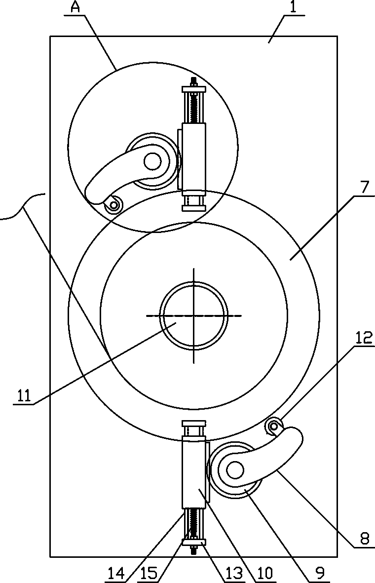 A tank welding rod unwinding and cutting mechanism