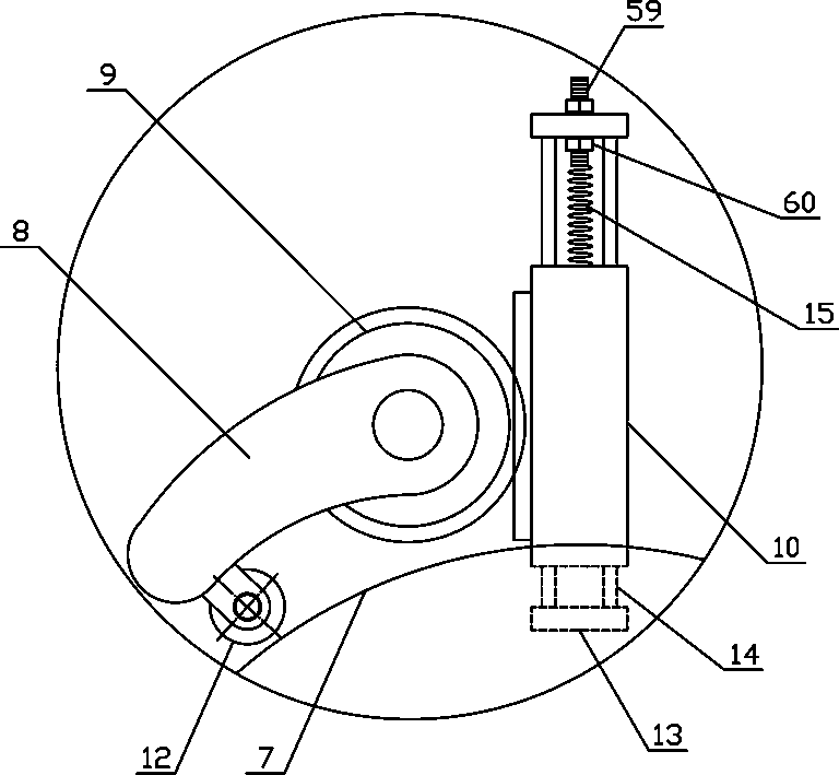 A tank welding rod unwinding and cutting mechanism