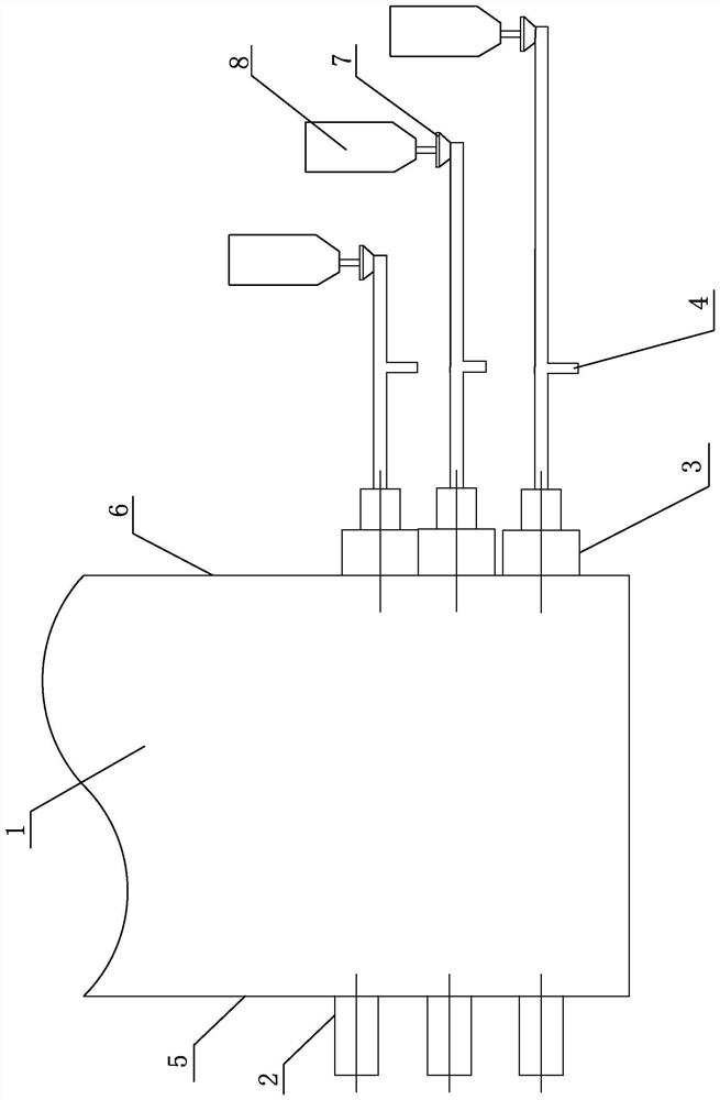 Combustion system and method for boiler at front wall or rear wall of power station