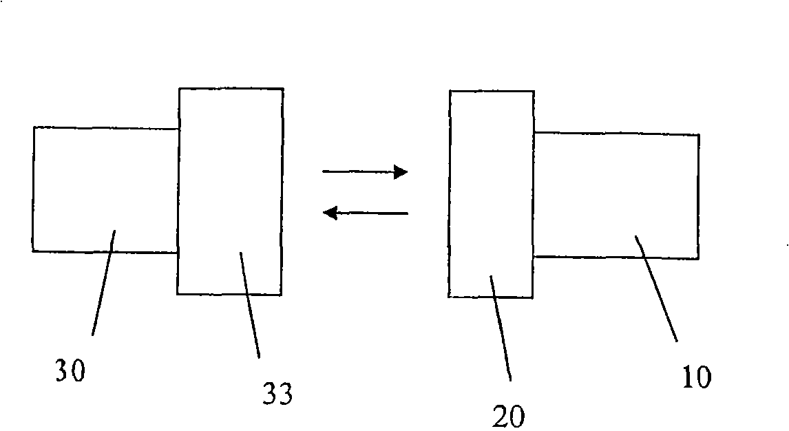 Switch composing combined flexible actuator, assembling method, and applying method on television