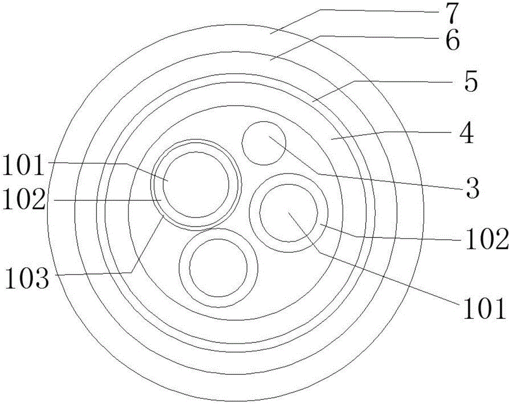 Cable for conduction charge system of electric vehicle