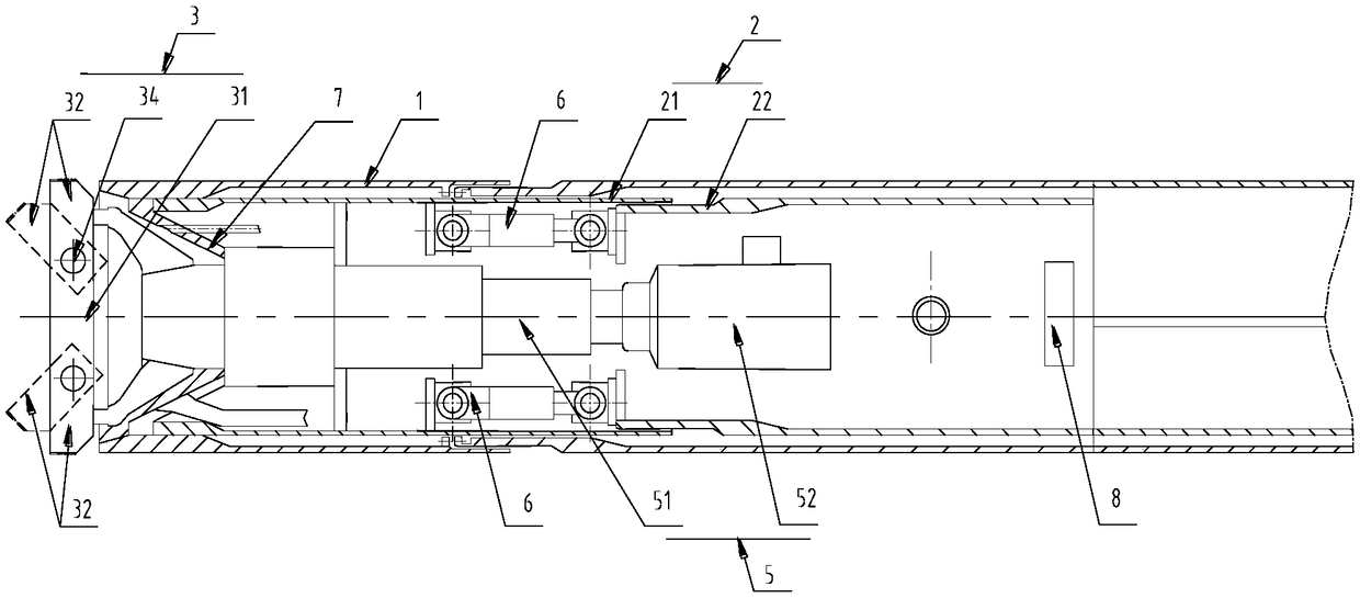 A pipe jacking machine and a returnable pipe jacking construction method