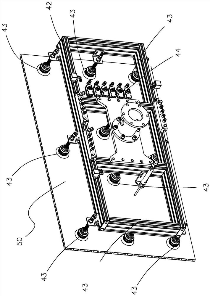 Television carton sleeving and board inserting production line