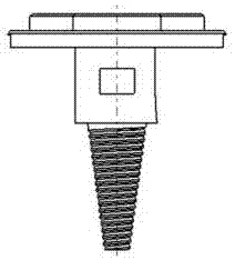 A long screw pile machine