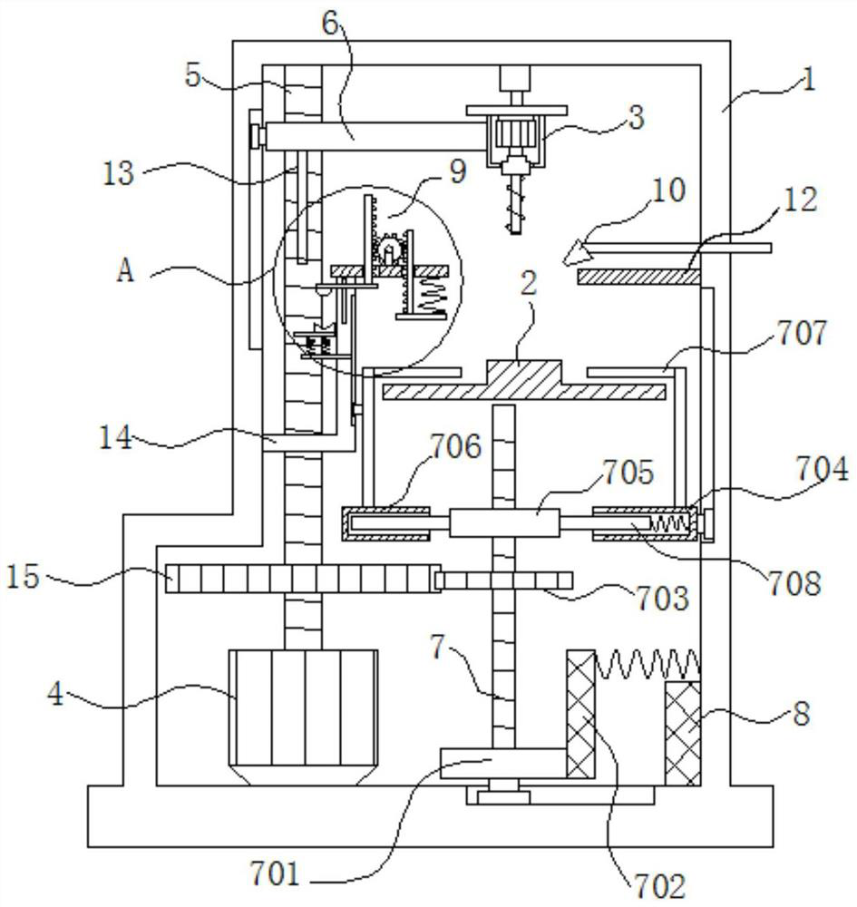 A lamp punching device with automatic adjustment of clamps for production line