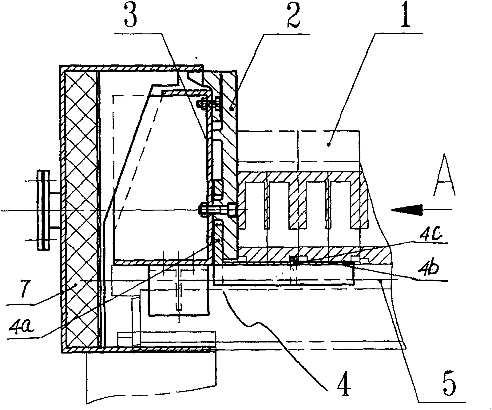 Mechanical compensating mechanism of incineration furnace grate