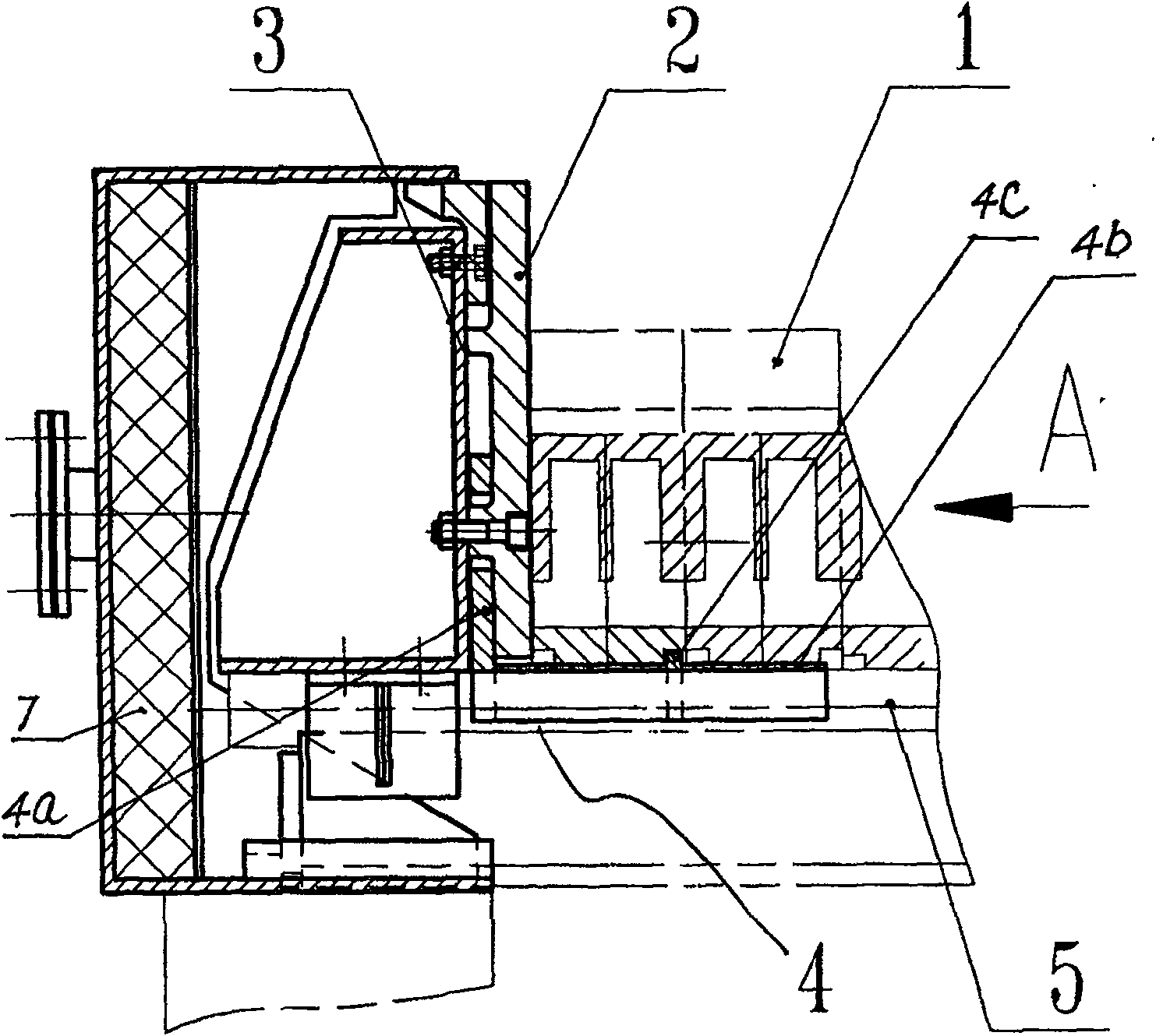 Mechanical compensating mechanism of incineration furnace grate