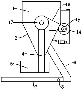 Live pig feeding device with self-cleaning function