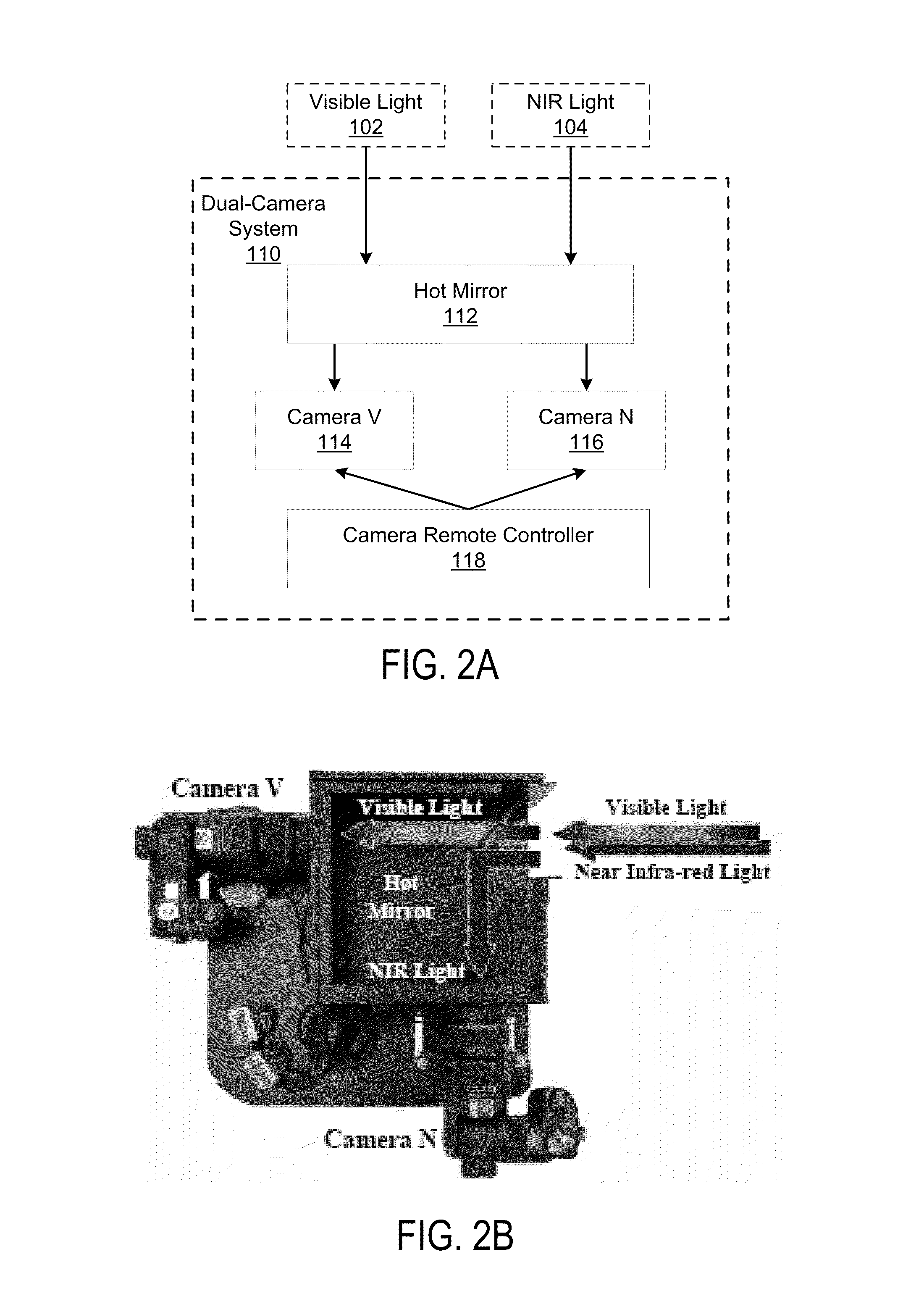 Enhancing photograph visual quality using texture and contrast data from near infra-red images