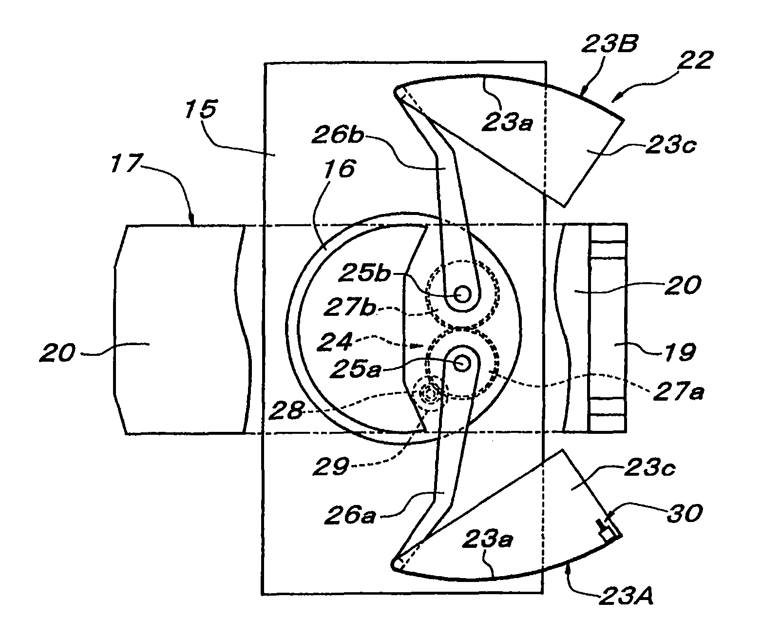 Cassette transport apparatus