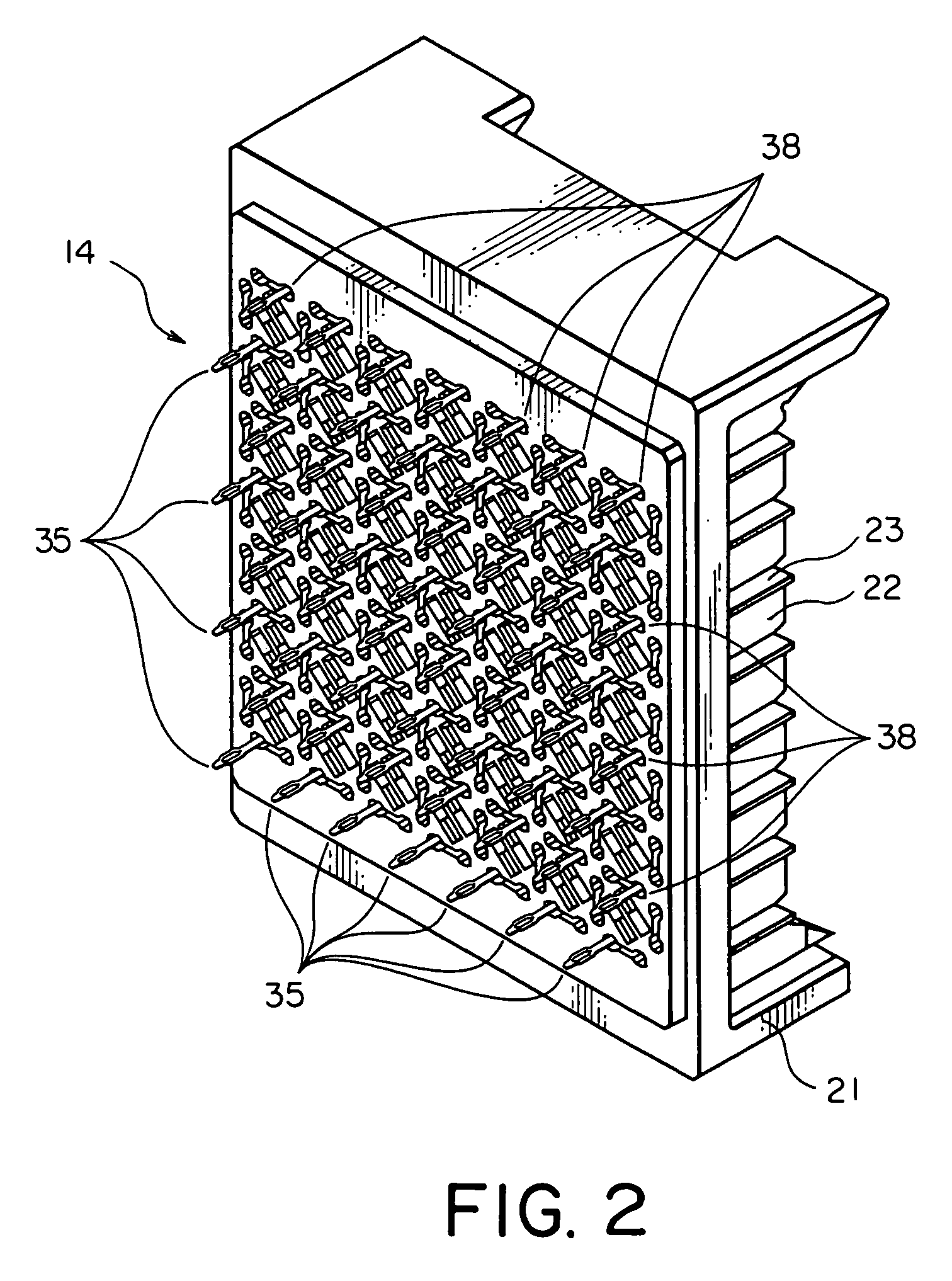 Connector to be mounted to a board and ground structure of the connector