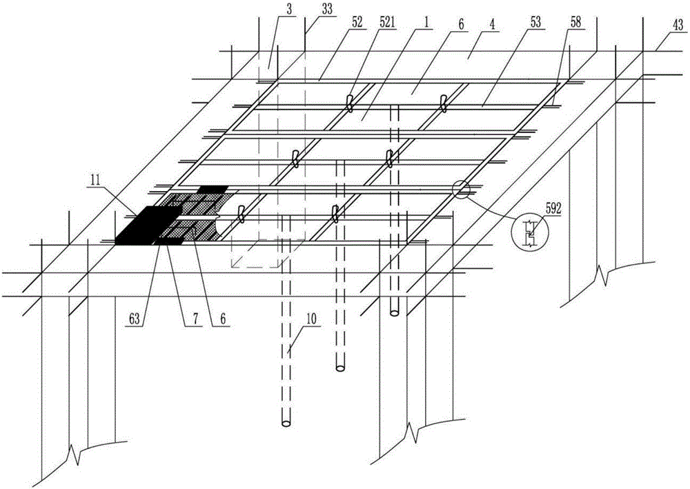 Assembly type prefabricated part for cavity floor system